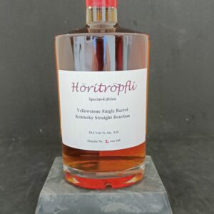 Höritröpfli Fassabfüllung rarität Yellow Stone Single Barrel Kentucky Staight Bourbon 59.5 Vol% 0.5l