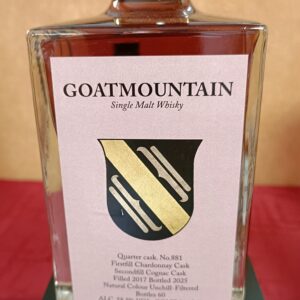 Goatmountain Whisky 8J. Chardonnay& Cognac Cask Rarität 60Fl.